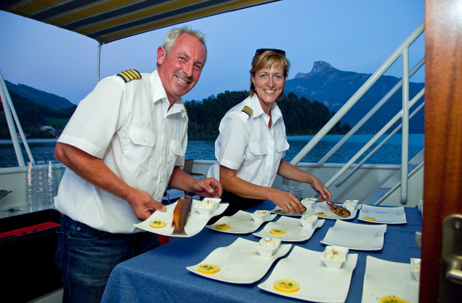 Fishing Captain's Dinner am Eventschiff "Herzog Odilo"